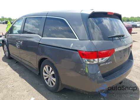 2014 Honda Odyssey Ex-L from USA, damaged, VIN 5FNRL5H64EB089875